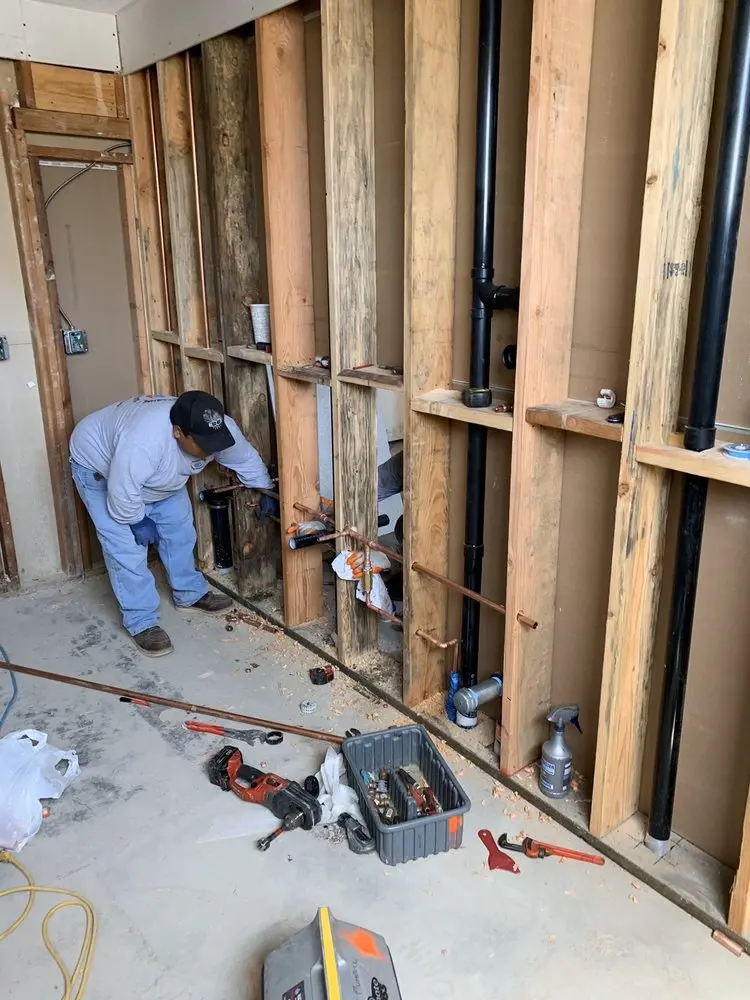 Commercial rough-in plumbing for Trenchless Sewer Repair in Overbrook